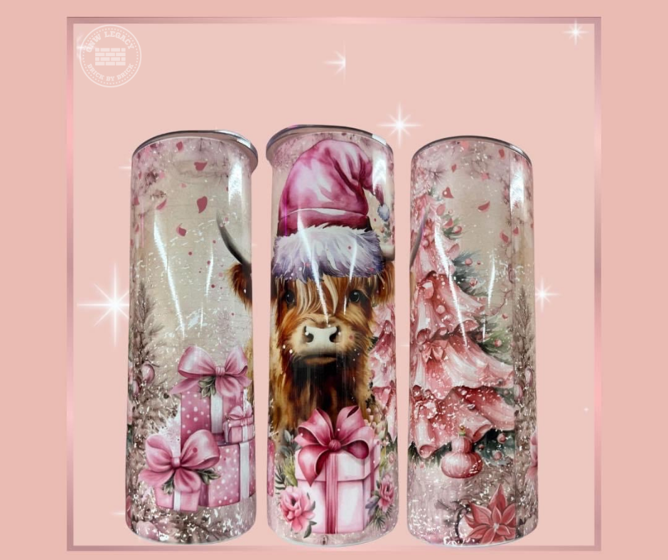 Pink Cow - 20oz Tumbler