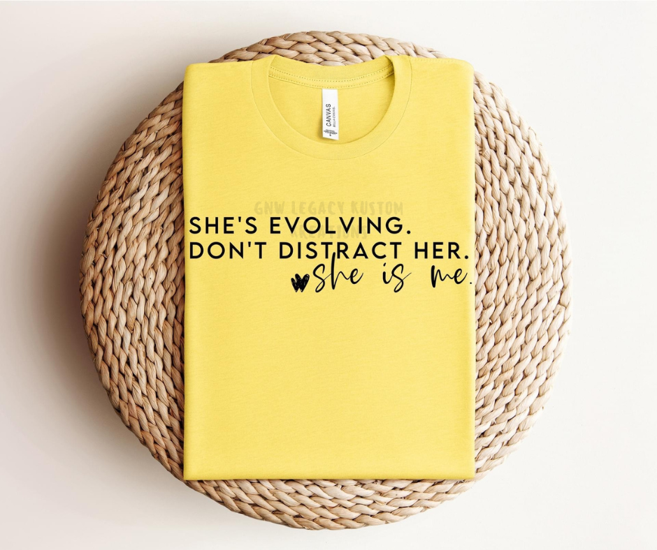 She's Evolving, Women's T-Shirt