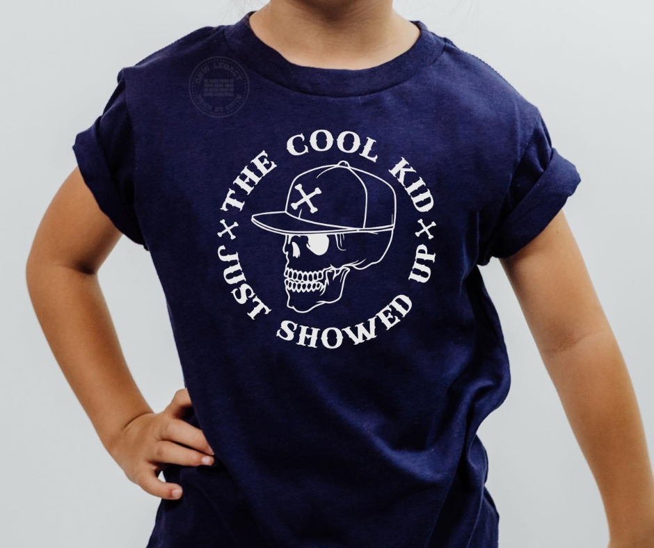 The Cool Kid Just Showed Up, Youth T-Shirt